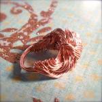Copper Curls Wire Wrapped Ring